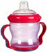 Nuby 2 Handle Cup with Soft Spout, 7 Ounce, Red