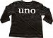Custom Kingdom Boys' Uno First Birthday Long-sleeved T-shirt (18 Months, Black)