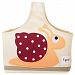 3 Sprouts Storage Caddy, Snail, Red
