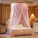TYMX Mosquito Net Canopy Lace Dome Princess Bed Cotton Cloth Tents Childrens Room Decorate For Baby Kids Reading Play Indoor Games House Stylish Lace Princess Butterfly Dome Mosquito Net (Jade)