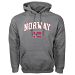 Norway MyCountry Vintage Pullover Hoodie (Charcoal)