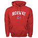 Norway MyCountry Vintage Pullover Hoodie (Red)