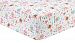 Trend Lab 101301 Playful Elephants Deluxe Flannel Fitted Crib Sheet