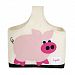 3 Sprouts Storage Caddy, Pig, Pink