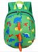 Reizbaby Cute Dinosaur Schoolbag Anti-lost Cartoon Kindergarten Backpack In Colorful Print (green)