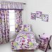 Bacati Botanical Purple 4 Piece Toddler Bedding Set