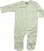 Organic Cotton Baby Clothes Long Sleeve Footie GOTS Certified No Dyes (Natural, 3-6m)