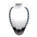 Delooa™ Silicone Baby Teething Nursing Necklace, BPA Free, Best teething toy for baby! (smokey black)