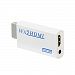 Wii to Hdmi Converter Output Video Audio Adapter, With 3.5mm Audio Video Output Supports All Wii Display Modes, Best Compatibility and Stability for Nintendo