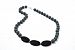 Bitey Beads Silicone Teething Nursing Necklace 2 Tone (Dim Grey/ Jet Black)