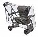 Sasha Kiddie BT - 5R Baby Trend Sit N Stand LX Rain and Wind Cover - Stroller Not Included