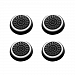 Insten [2 Pair / 4 Pcs] Wireless Controllers Silicone Analog Thumb Grip Stick Cover, Game Remote Joystick Cap for PS4 Dualshock 4/ PS3 Dualshock 3/ PS2 Dualshock/ Xbox One/ Xbox 360, Black/White