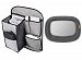 Summer Infant Tidy Travels Backseat Organizer with Backseat Mirror