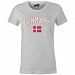 Denmark MyCountry Women's Vintage Jersey T-Shirt (Athletic Gray)