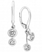 Effy Diamond Bezel Drop Earrings (1/2 ct. t. w. ) in 14k White Gold