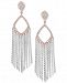 Effy Diamond Fringe Drop Earrings (1/2 ct. t. w. ) in 14k White & Rose Gold