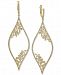 Effy Diamond Micro-Pave Filigree Drop Earrings (3/4 ct. t. w. ) in 14k Gold