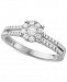 Diamond Halo Engagement Ring (1/2 ct. t. w. ) in 14k White Gold