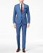 Nick Graham Men's Slim-Fit Stretch New Blue Solid Suit