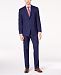 Marc New York by Andrew Marc Men's Classic-Fit Stretch Dark Blue Pinstripe Suit