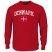Denmark MyCountry Vintage Jersey Long Sleeve T-Shirt (Red)