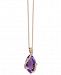 Effy Pink Amethyst (6-3/8 ct. t. w. ) & Diamond (1/8 ct. t. w. ) 18" Pendant Necklace in 14k Rose Gold