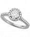 Diamond Halo Engagement Ring (1-1/10 ct. t. w. ) in 14k White Gold