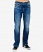 True Religion Men's Ricky Slim-Straight Fit Stretch Destroyed Jeans