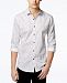 Alfani Men's Slim Craven Dash-Print Long-Sleeve Shirt, Created for Macy's