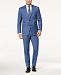 Vince Camuto Men's Slim-Fit Stretch Blue Tic Suit