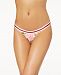 Hula Honey Juniors' Bloom Garden Floral Printed Hipster Cheeky Bikini Bottoms, Created for Macy's Women's Swimsuit