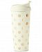 Kate Spade New York Tumbler With Straw, Golden Floral