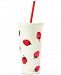 kate spade new york Tumbler with Straw, Strawberries