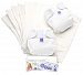 Bambino Mio Miosoft Cloth Diaper Set, White, Size 1, 9 Kgs