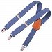 Clips N Grips Child Baby Toddler Kid Adjustable Elastic Suspenders Y Back Design Chambray Denim Color