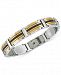 Men's Diamond Two-Tone Link Bracelet (1 ct. t. w. ) in Stainless Steel and Gold Ion-Plated Stainless Steel