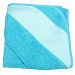 A&R Towels Baby/Toddler Babiezz Sublimation Hooded Towel (One Size) (Aqua Blue)