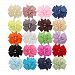 Angirl 3" Ribbon Hair Bows Clips Hairpin for Baby Girls Kids 20Pcs, Barrettes