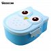 GreenSun(TM) 1Pcs /Cartoon Owl Plastic Lunch boxs Bento Lunch Boxs Food Fruit Storage Container Microwave Cutlery Set Children Gift