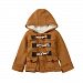 GetUBacK Baby Boy's Hooded Fleece Coat Winter Outwear 4T Brown