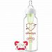 Dr Browns Special Edition Valentine Holiday 8 Ounce Options Bottle and Pacifier