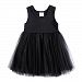 Baby Girl Dress Toddler / Kids Pleated Princess Tutu Skirt with Tshirt Top (80cm(9-12M), black-short)