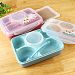 GreenSun(TM) Magic Kitchen Sealed Microwaveable Bento Lunch Set Microwave For Kids Adult Office 5+1 Food Container Storage Box KC1309