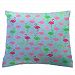 SheetWorld Crib / Toddler Baby Pillow Case - Flamingos Aqua Jersey Knit - Made In USA
