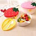 GreenSun(TM) Cartoon Strawberry Shape Lunch Boxs Food Fruit Storage Container Bento Box Picnic Container For Children 2b