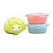 GreenSun(TM) Bear Cavalier Japanese Double Deck Cartoon Insulation Lunch Boxs Sealed Portable Cute Child Bento Box Fruit Food Storage Box