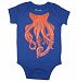 Peek A Zoo Octopus Bodysuit, Royal Blue, 18-24 Months