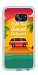 Custom Samsung Galaxy S 7 Edge Case - Palm tree sunset background VW bus Hard Plastic Phone cell Case for Samsung Galaxy S 7 Edge