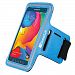 SumacLife Premium Sports Exercise Gym Sport Armband case with Key Holder for HTC 10 / HTC One A9 / M9 / HTC Desire 626 Series / HTC Desire EYE (Blue)
