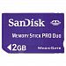 SanDisk MSPD2048A11 Memory Stick PRO Duo- 2GB
